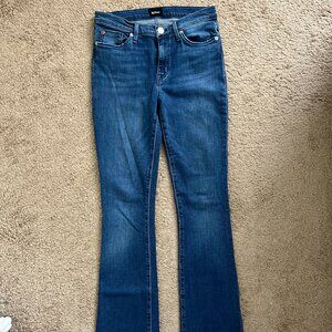 Hudson Midrise Bootcut Jeans Natural Wash 30” Inseam Size 27
